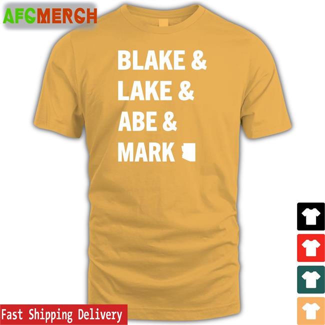 Abe Hamadeh For Arizona Ag Blake & Lake & Abe & Mark Zip Up Hooded Mark Finchem Kari Lake Blake Masters