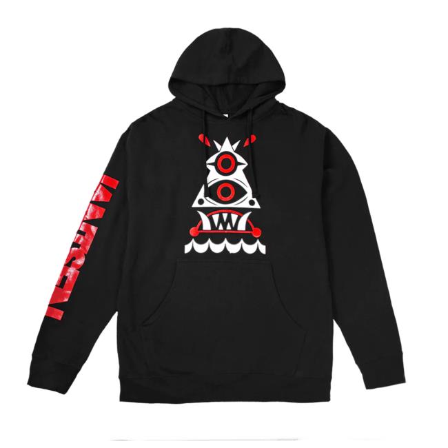Official Jantsen Merch Red Eyes Black Hoodie Sweatshirt