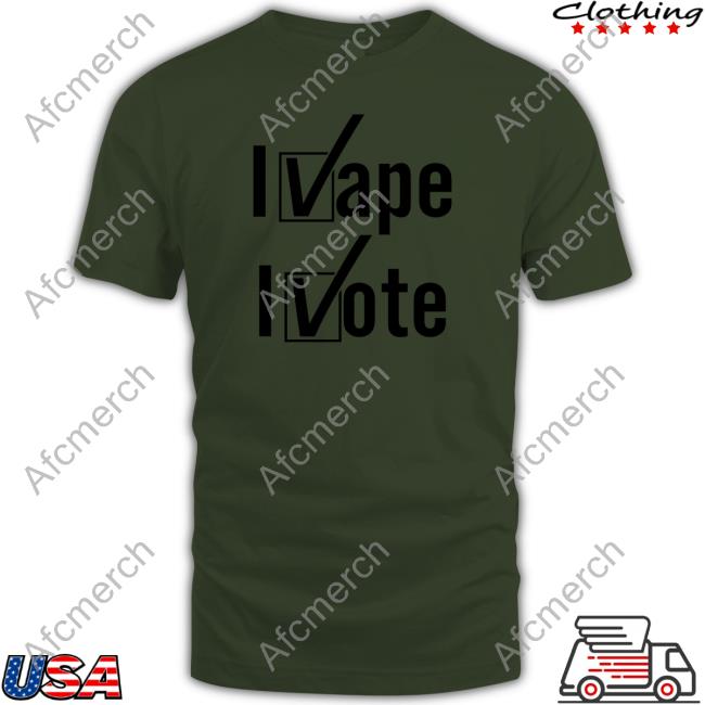 Shirts That Go Hard I Vape I Vote Zip Up Hooded Shirtsthtgohard