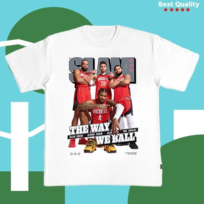 Slamgoods Cover Tee - Houston Rockets (Slam 254) Tee Shirt