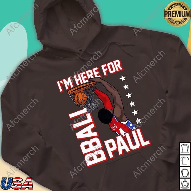 Barstool Sports Store I'm Here For Bball Paul Graphic Shirts Paul Reed