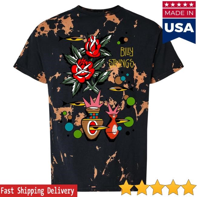 Official Billy Strings Merch Store Shop Billy Strings Home Tie Dye Attractive Shirt (Squishyeyes)