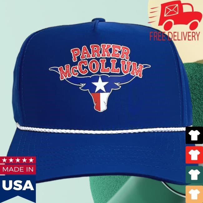 Official Parker Mccollum Merch Shop Royal Texas Longhorn Rope Cap ParkerMccollum