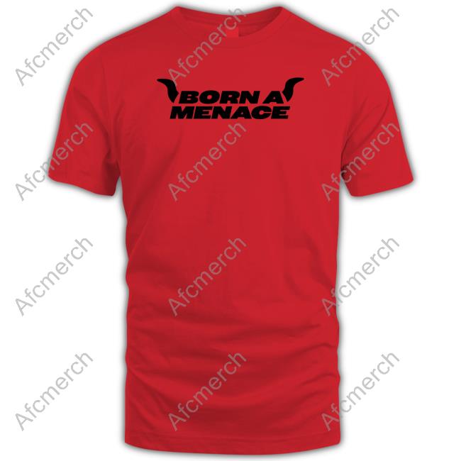 Official Kanel Joseph Merch Kaneljoseph Born A Menace Biker Horn Tee Shirt