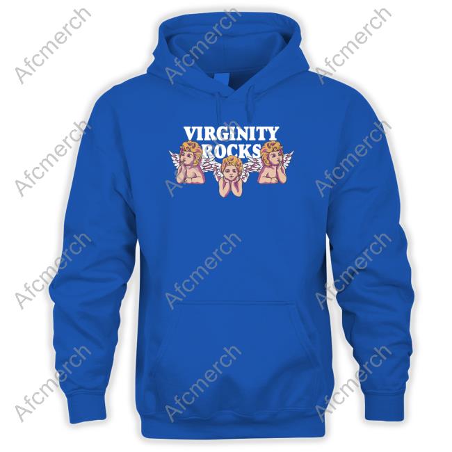 Official Danny Duncan Merch Virginity Rocks Angels T Shirt