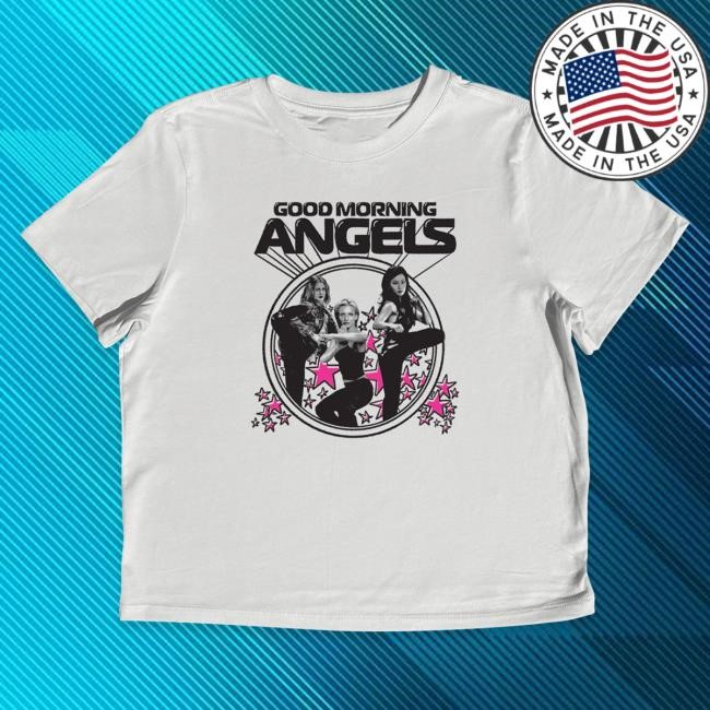 Official Super Yaki Good Morning, Angels - Women's Boxy New Shirt SuperYaki