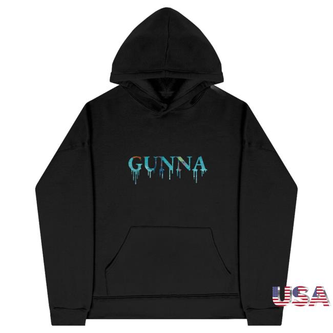 Official Gunna Merch Store Gunna Drip Or Drown Popover Sweatshirt