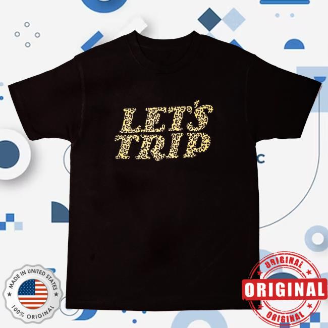Sturniolo Clothing Store Shop Merch Let's Trip Cheetah Tshirt