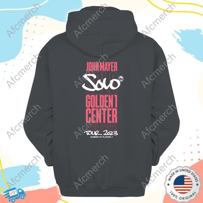 John Mayer Solo Golden1 Center April 2023 Shirt Solo Tour Sacramento Event Shirt
