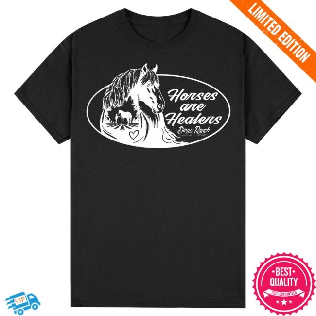 Diego Ranch Official Merch Store | Horses Are Healers Diego Ranch Equine Therapy Short Sleeve Shirt - Diego Ranch Clothing Apparel