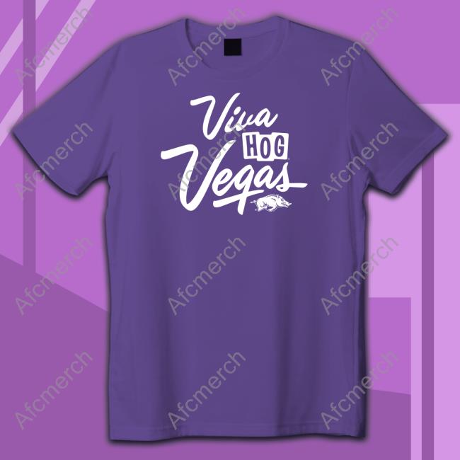 Arkansas Razorbacks Viva Hog Vegas T Shirt Shop B-Unlimited University Of Arkansas