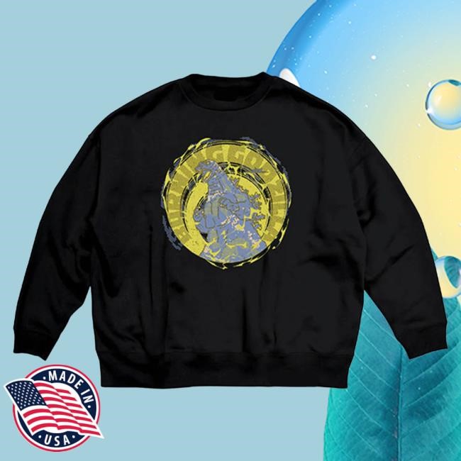 Official Godzilla Merch Store Godzilla vs. Destoroyah 30th Anniversary Scene Illustration Crew Neck 2 (Burning Godzilla)