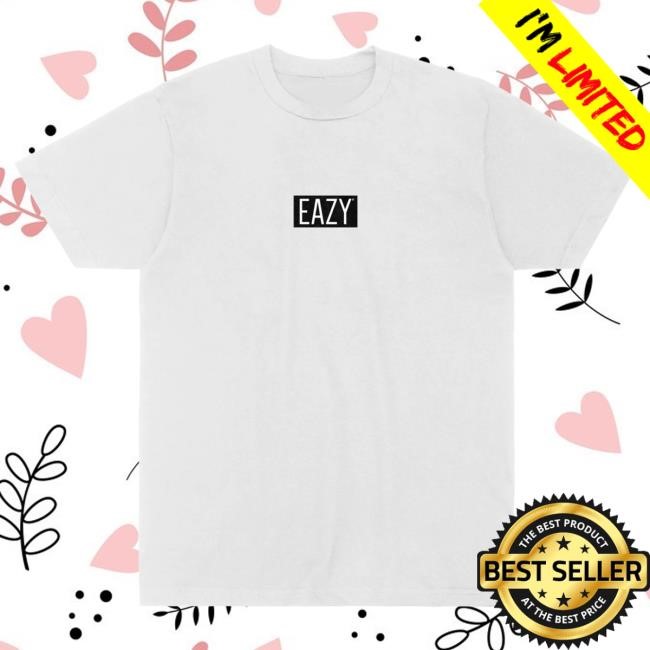 Official G-Eazy Eazy Box Logo White Top Shirt GEazy