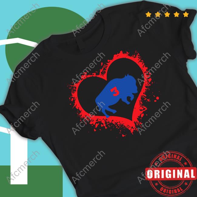 Damar Hamlin Heart 3 Shirt
