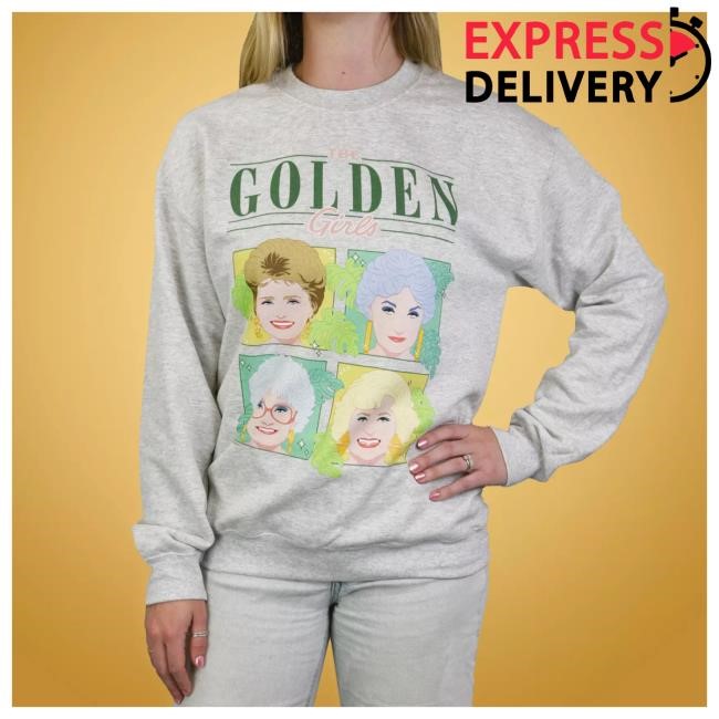 Official MLB Store The Golden Girls Cast Crewneck for Adults