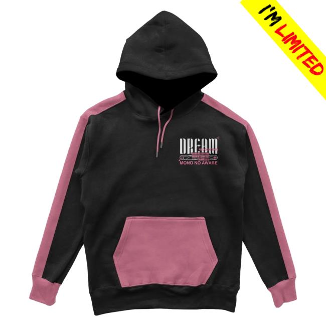 Official Dream Clothing HQ Mono No Aware Color Block Crewneck Official Dream Clothing HQ Mono No Aware Color Block Popover Sweatshirt