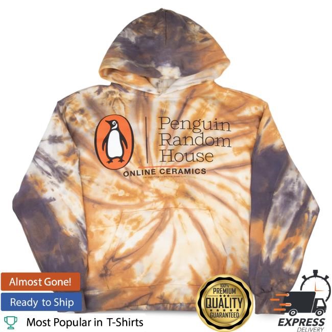 Official Online Ceramics Penguin Random House "For the Curious" Tie Dye Hoody OnlineCeramics
