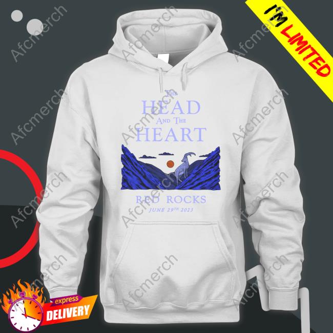The Head And The Heart Merch Red Rocks 2023 Event Hoodie