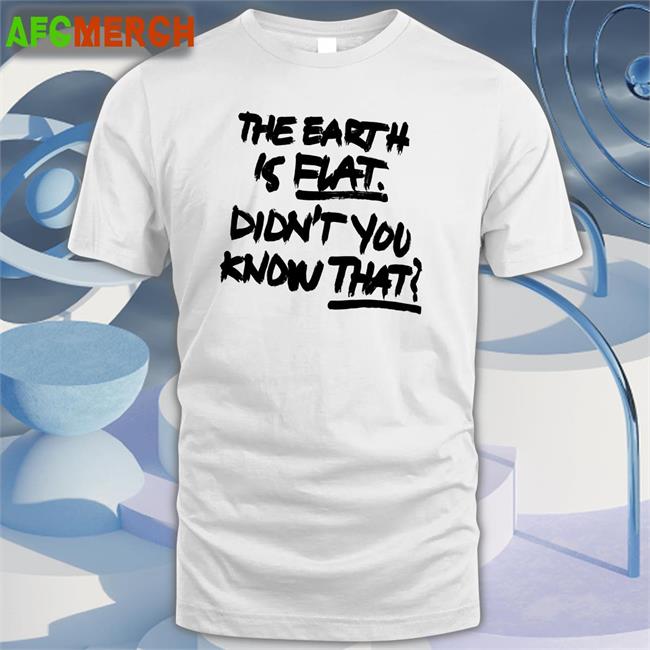 Min Yoongi The Earth Is Flat Didn't You Know That Edition Limited TShirts Delilah Min