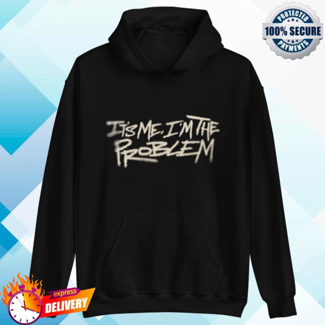 Official Interscope Records Lil Poppa 'It's Me, I'm The Problem' Black Crewneck Sweatshirt LilPoppa