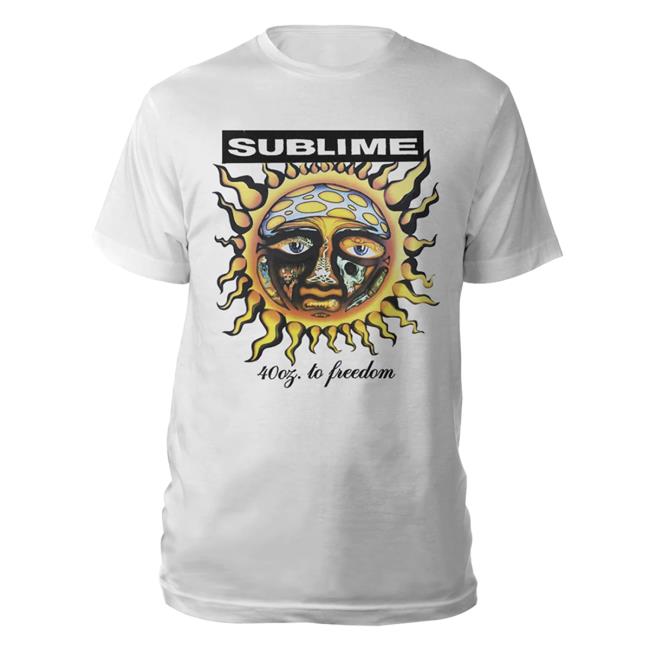 Official Sublime Merch 40Oz To Freedom T Shirts