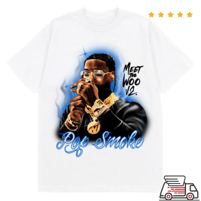 Official Pop Smoke Clothing Shop Store Meet The Woo 2 New Shirt II PopSmoke
