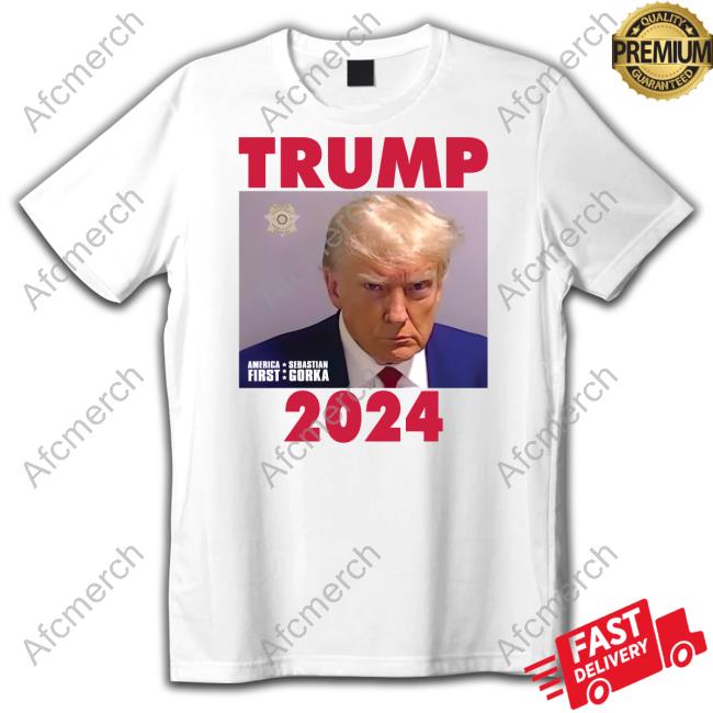 Sebastian Gorka Trump 2024 Mug Shot Tee Shirt