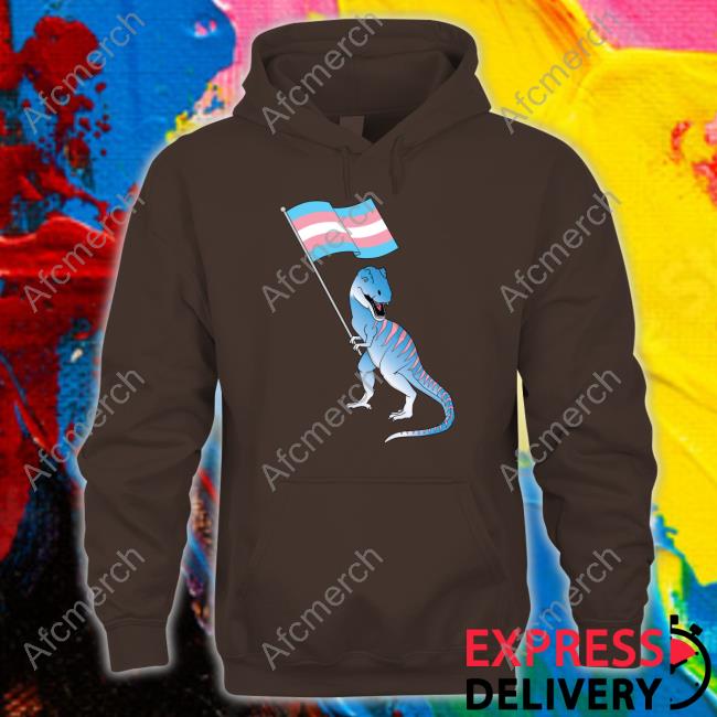 Official Trans Dinosaur Pride Flag Lbgt Gay Lesbian T Shirts