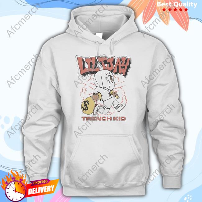 Lil Tjay Merch Cartoon Trench Kid Hooded Sweatshirt