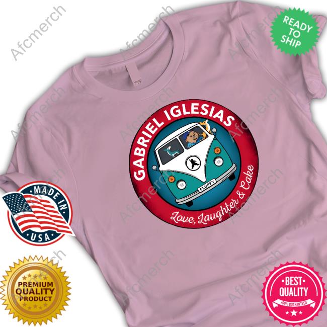 Fluffy Merch Gabriel Iglesias Love Laughter Cake Tee