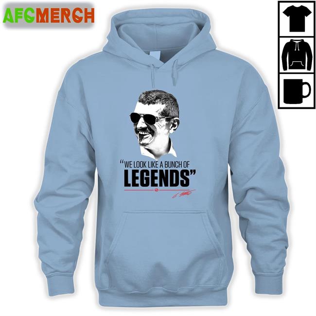 Guenther Steiner We Look Like A Bunch Of Legends Zip Up Hooded Haas F1 Team ESPN F1