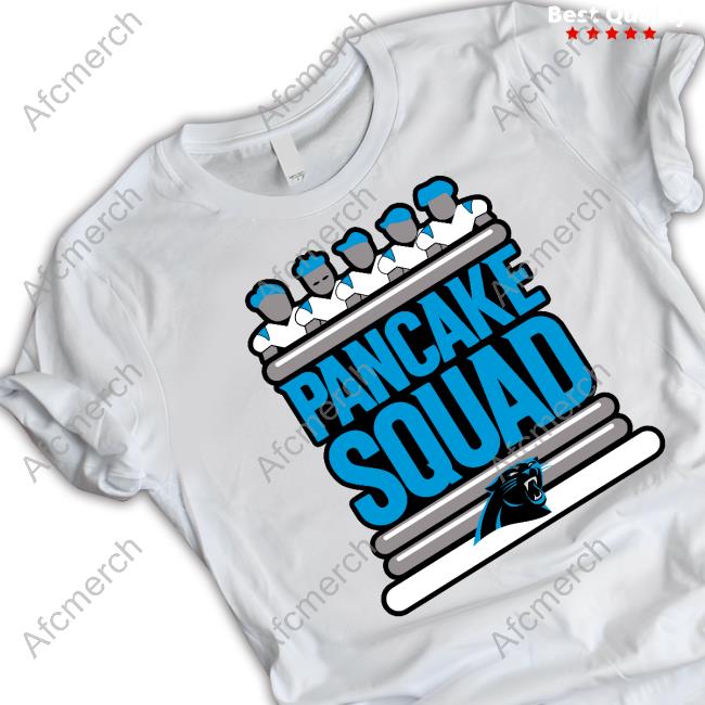 Carolina Panthers Pancake Squad Tee Shirt Keep Pounding