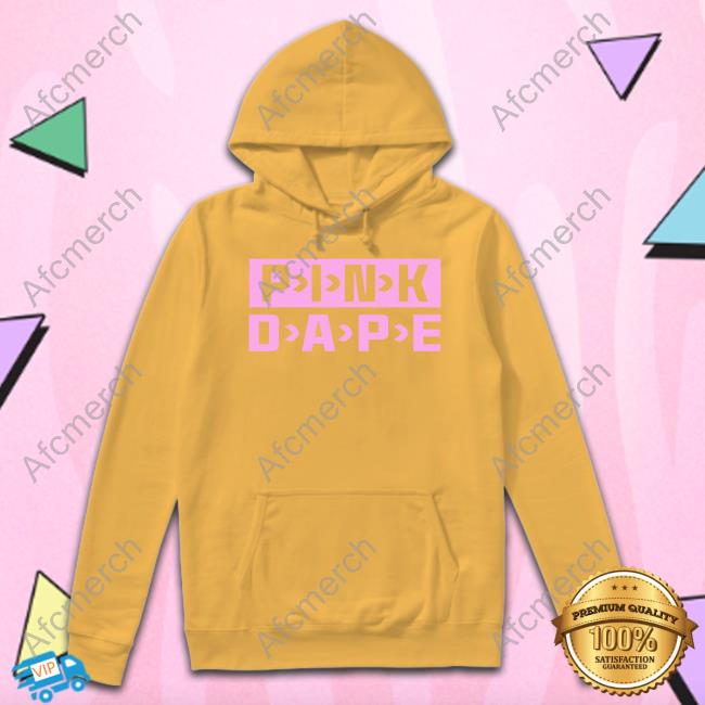 Official Lil Uzi Vert Pink Tape Tee Shirt Uziawge