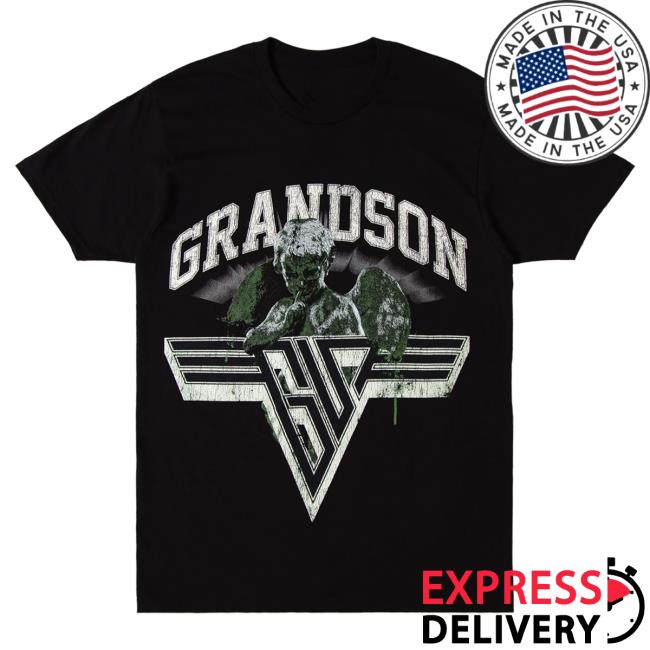 Official King Von Merch Store Grandson Arch Angel Tshirt Black King Von Apparel Clothing Shop KingVon