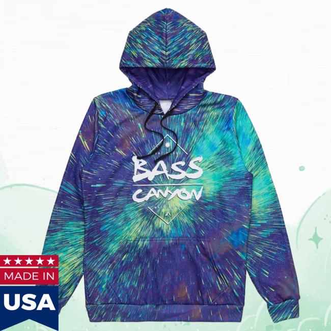Official Excision Merch Bar Evolution 'Stardust' Dye Sub Crew neck Sweatshirt - Green/Blue MerchBar