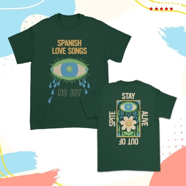 Spite (Forest Green) Tee Shirt Spanish Love Songs