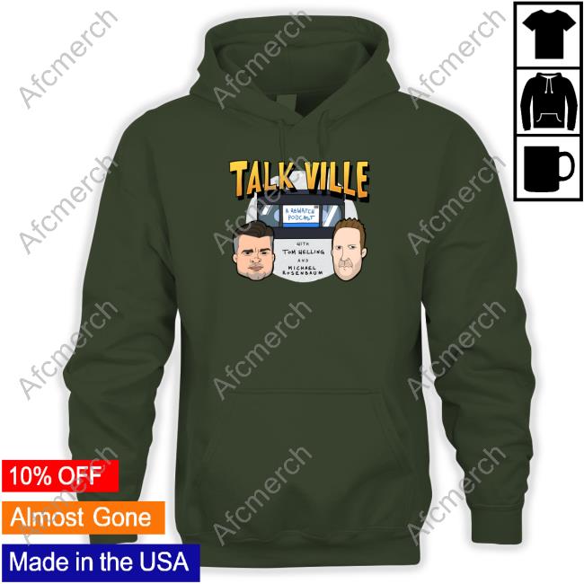 Official Talk Ville Podcast Full Color Logo Hoodie