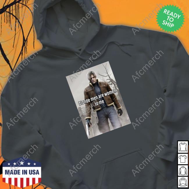 Jillsexual Leon Kennedy Blonde Men Are Women To Me Long Sleeve T Shirt