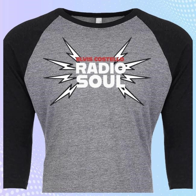 Hello Merch Official Merch Elvis Costello Radio Soul Raglan Long Sleeve Tees HelloMerch
