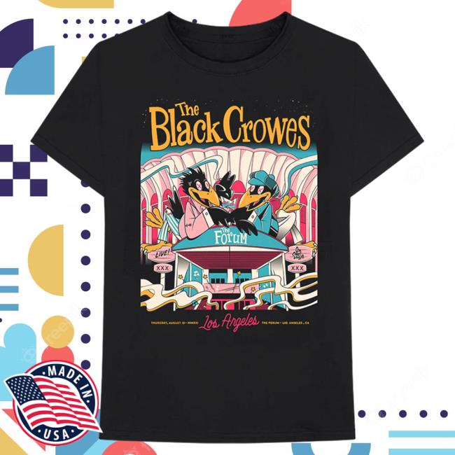 Official The Black Crowes Tour Los Angeles Shirt 2023