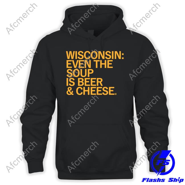 Official Raygun Merch Wisconsin Beer Cheese Soup Shirt