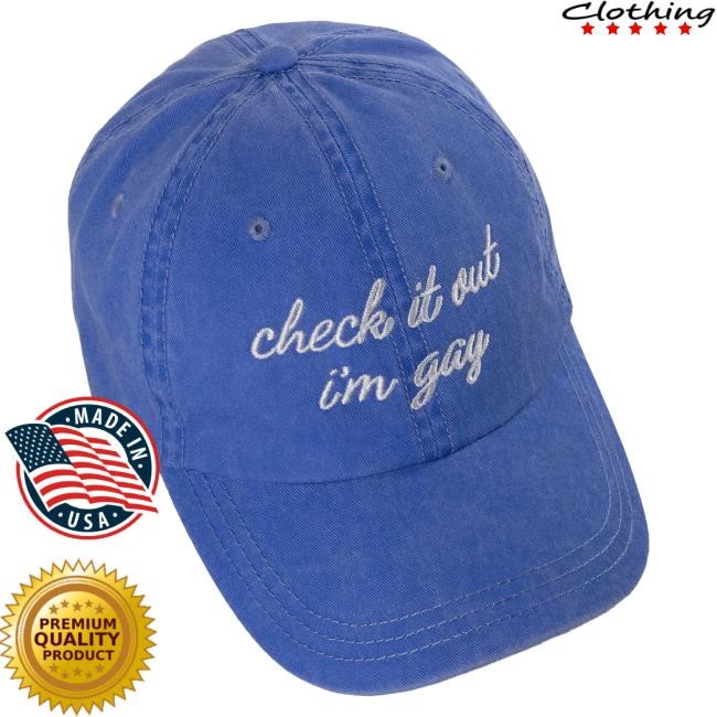 Official Dropout Tv Dropout Merch Store Check It Out I'm Gay Cap
