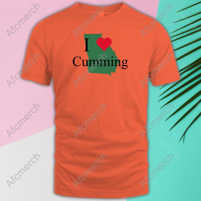 I Heart Cumming Georgia Tank