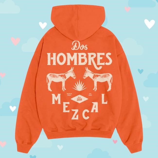 Official Doshombres Merch Dos Hombres Orange Attractive Hoodie