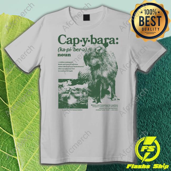 Official Capybara Defined Long Sleeve Tee