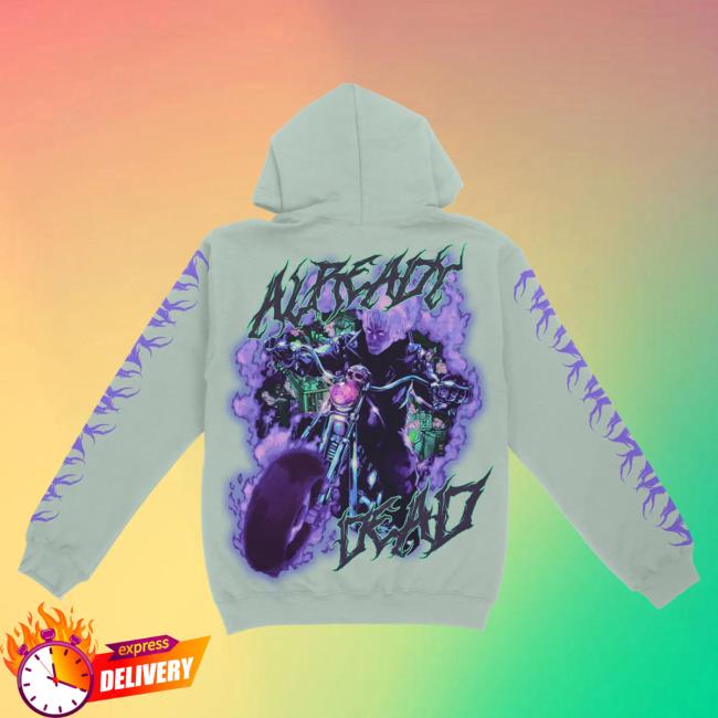 Official 999 Club Juice Wrld Merch Store Already Dead Hoodie Seafoam 999Club Clothing JuiceWrld