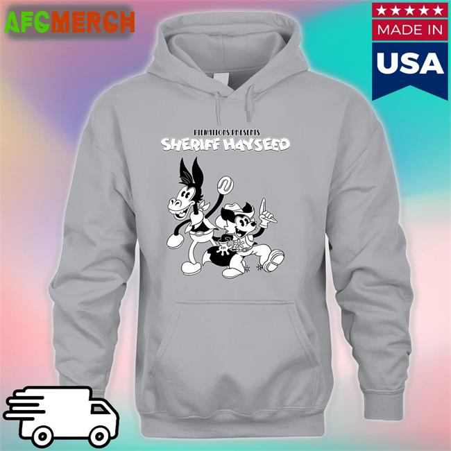 Fanfiber Merch Piemations Presents Sheriff Hayseed Crewneck Sweatshirt Fanfiber