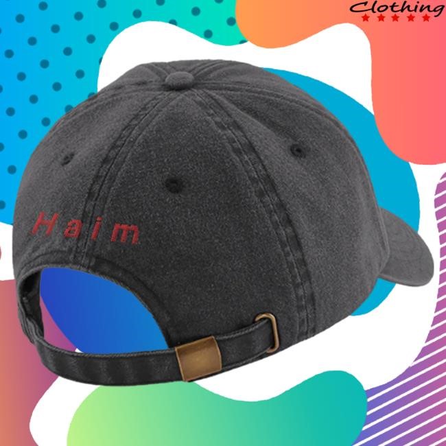 Haim I Quit Washed Dad Cap Haim Official Merch Store Shop