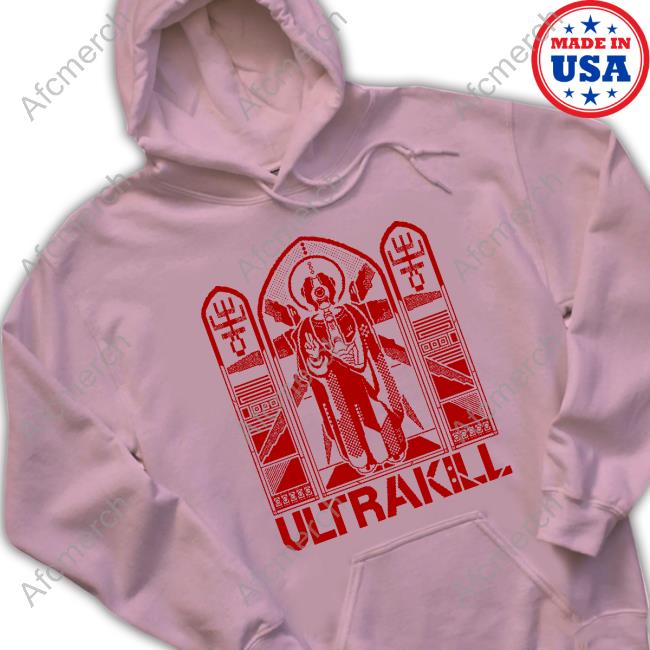 New Blood Store Ultrakill Tenebre Rosso Sangue Tee Shirt New Blood Interactive