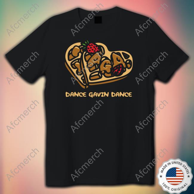 Official Dance Gavin Dance Merch Waffle Black Tee